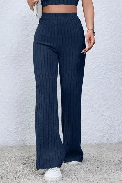 High Waist Comfy Flared Pants