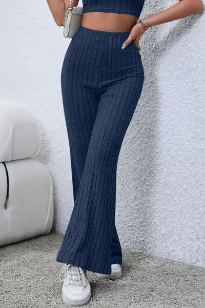 High Waist Comfy Flared Pants