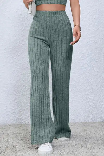 High Waist Comfy Flared Pants