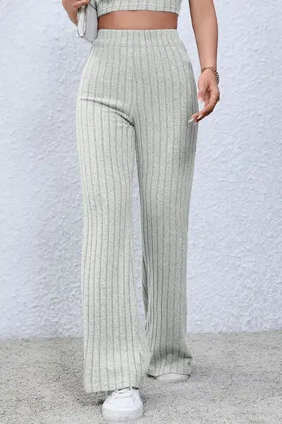 High Waist Comfy Flared Pants