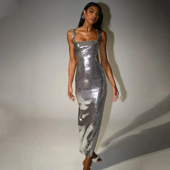 SHIMMER MAXI DRESS