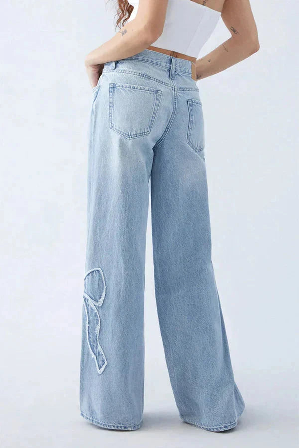 Baggy Bow Tie Jeans