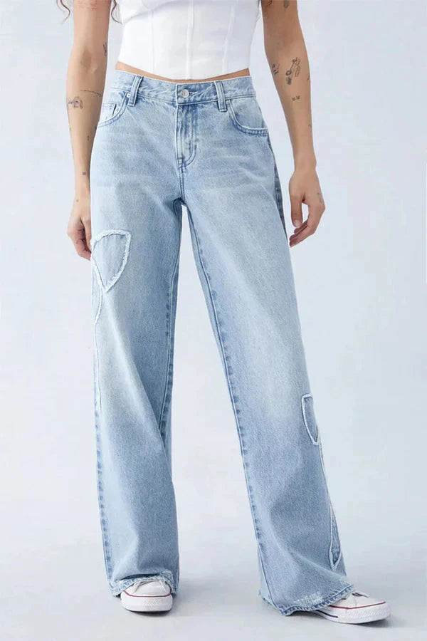 Baggy Bow Tie Jeans